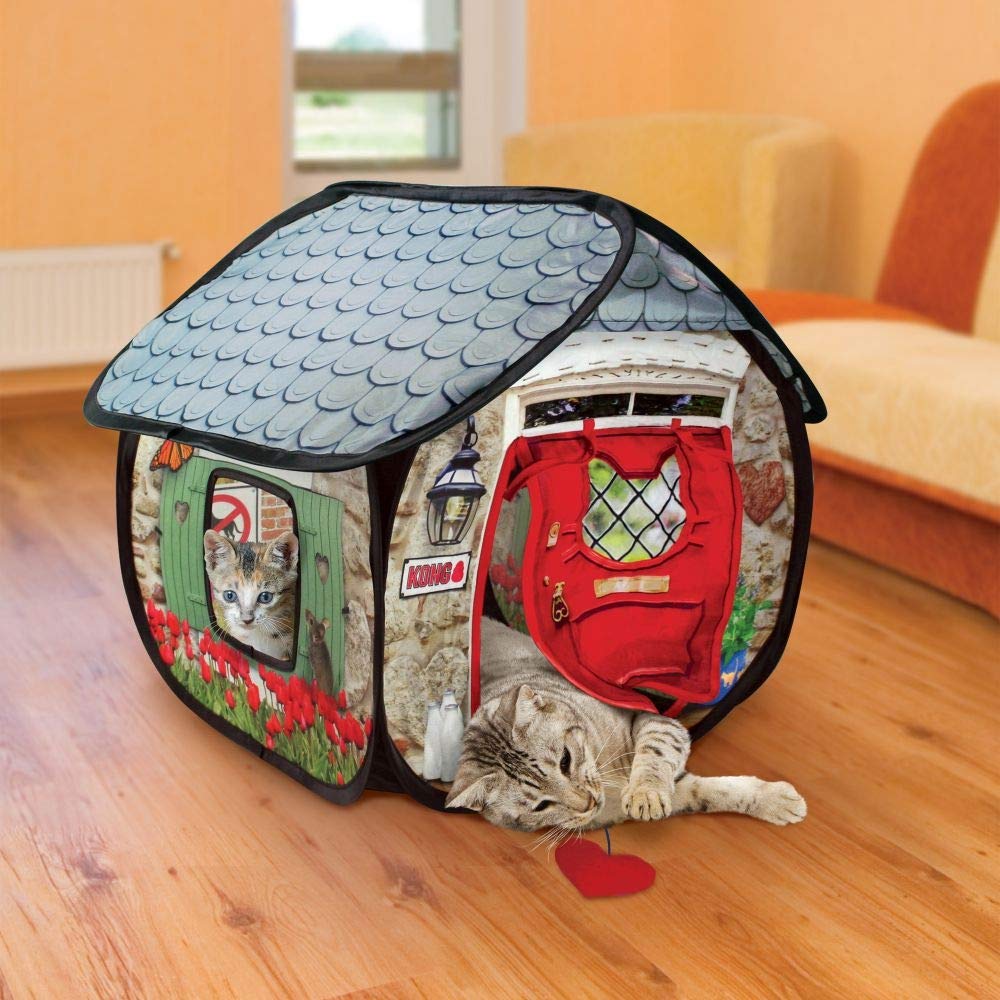 Foto 3 pulgar | Cabaña Para Gatos Kong Playspaces Para Gatos Cat Toy - Venta Internacional.