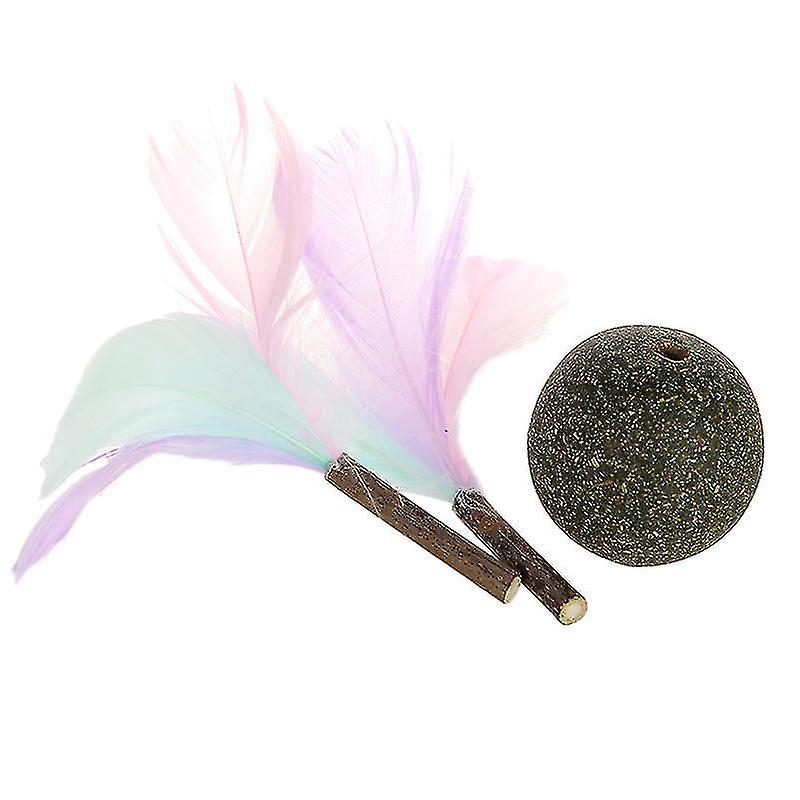 Bola De Aperitivos Saludables Para Gatos Catnip Toy Huoguo Catmint, 70 G - Venta Internacional.