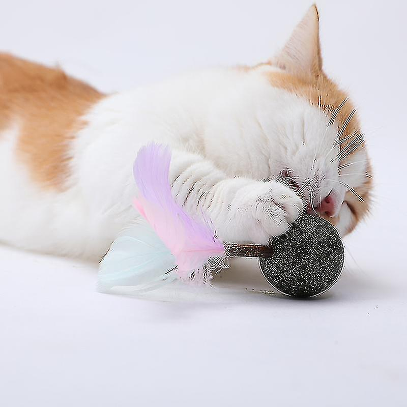 Foto 5 pulgar | Bola De Aperitivos Saludables Para Gatos Catnip Toy Huoguo Catmint, 70 G - Venta Internacional.