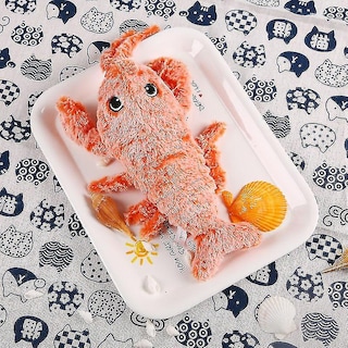 Foto 5 | Juguete Para Gatos Huoguo Pet Soft Con Forma De Langosta Electrónica Con Usb - Venta Internacional.