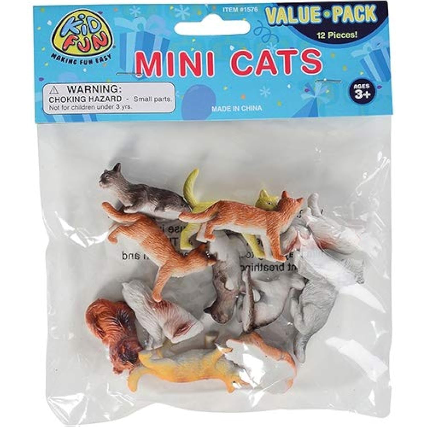 Minifiguras De Gatos Estadounidenses, Juguetes Surtidos (12 Unidades) - Venta Internacional.