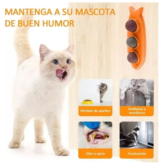 Foto 4 pulgar | Sunshinemall Catnip Ball,juguetes Con Hierba Gatera
