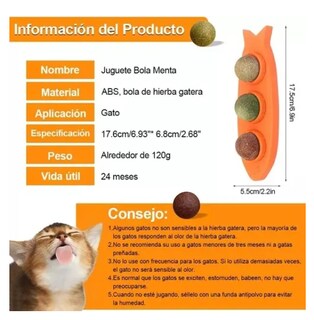 Foto 4 | Sunshinemall Catnip Ball,juguetes Con Hierba Gatera