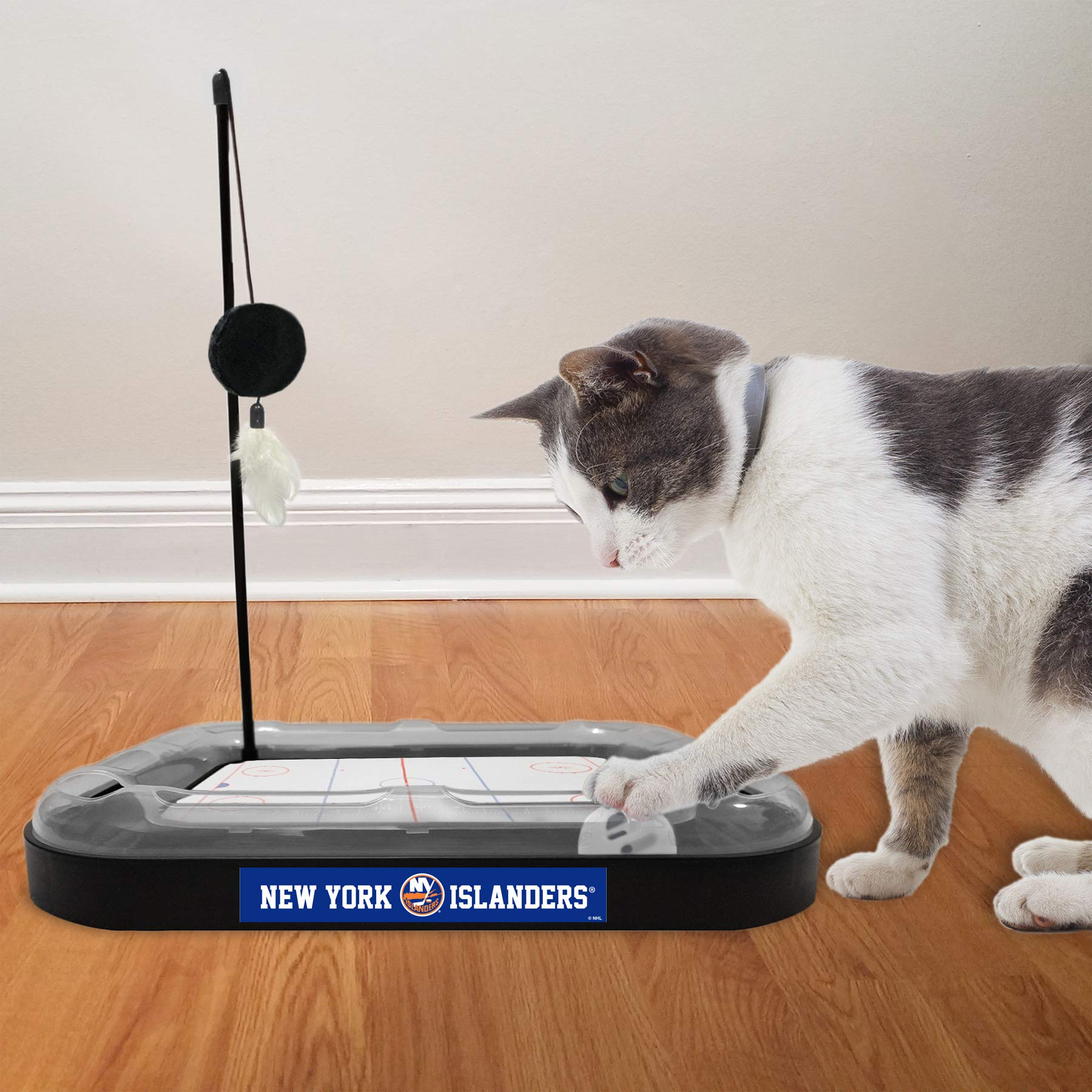 Foto 3 pulgar | Juguete Para Rascar Gatos Pets First Nhl New York Islanders - Venta Internacional.