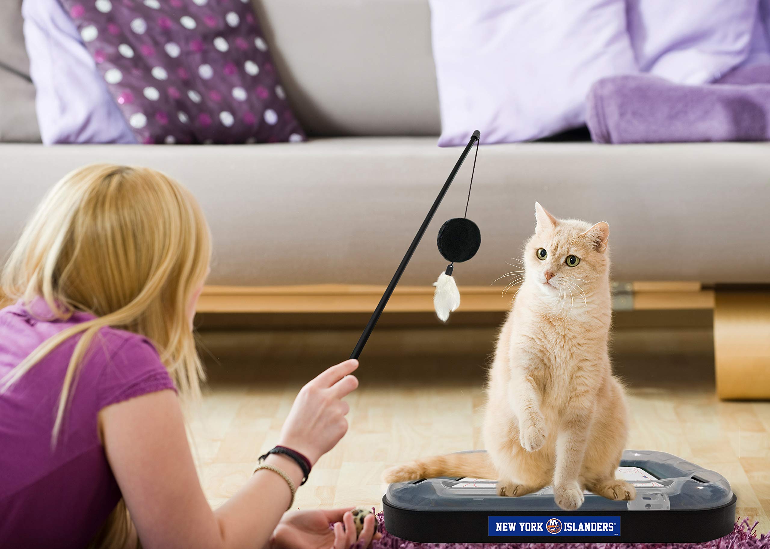 Foto 7 pulgar | Juguete Para Rascar Gatos Pets First Nhl New York Islanders - Venta Internacional.