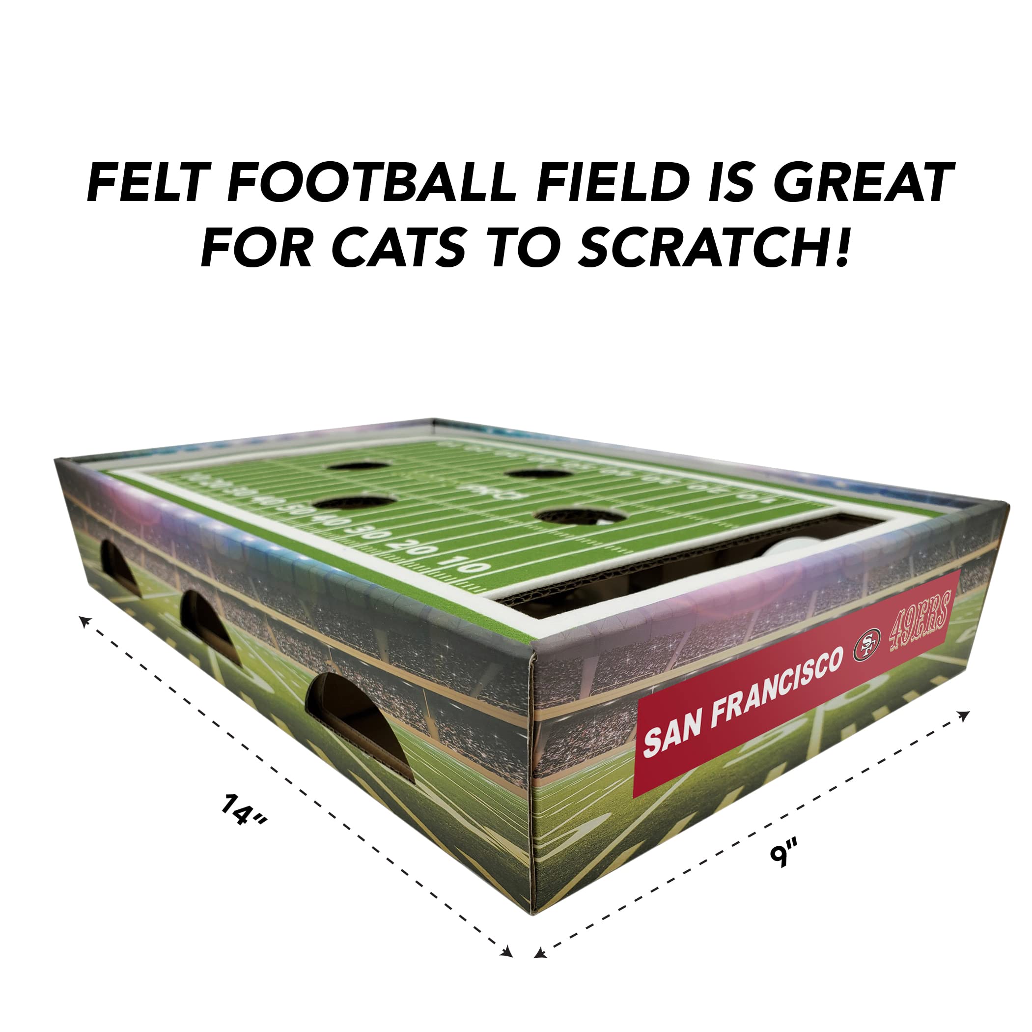 Foto 3 | Estadio De Fútbol Americano Cat Scratcher Nfl San Francisco 49ers - Venta Internacional.