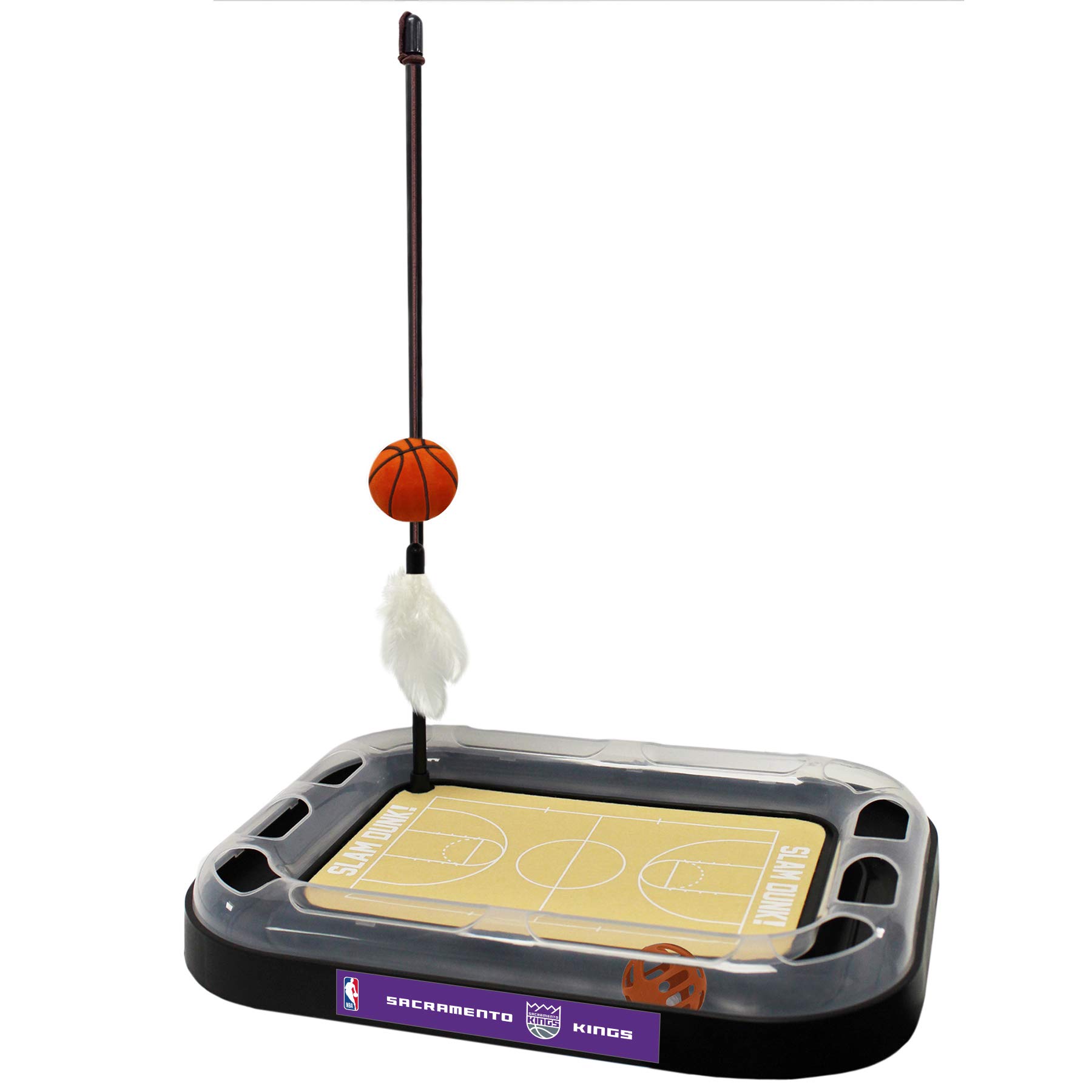 Foto 8 pulgar | Pelota De Baloncesto Cat Scratcher Toy Pets First Sacramento Kings - Venta Internacional.