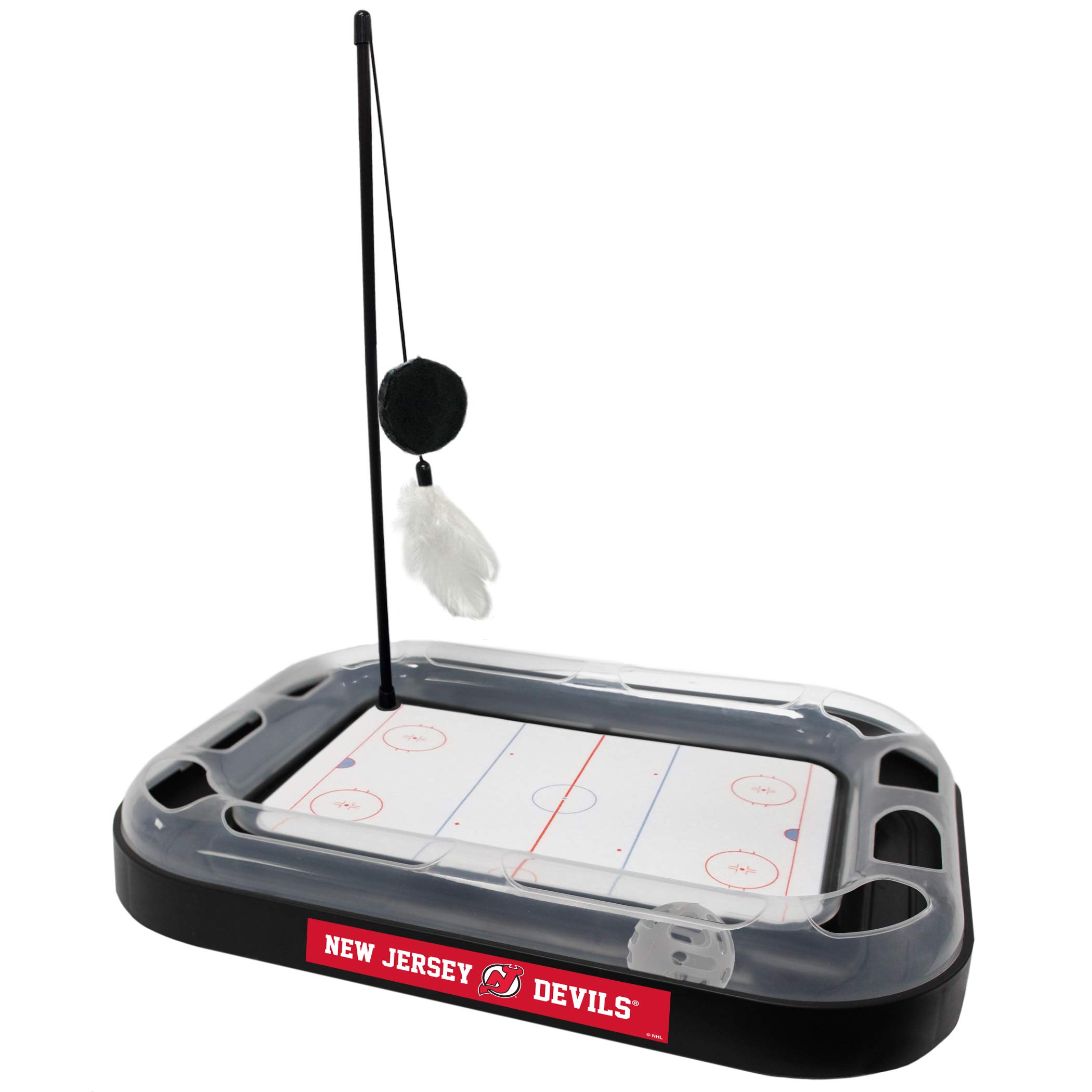 Foto 2 pulgar | Juguete Para Rascar Gatos Pets First Nhl New Jersey Devils Hockey - Venta Internacional.