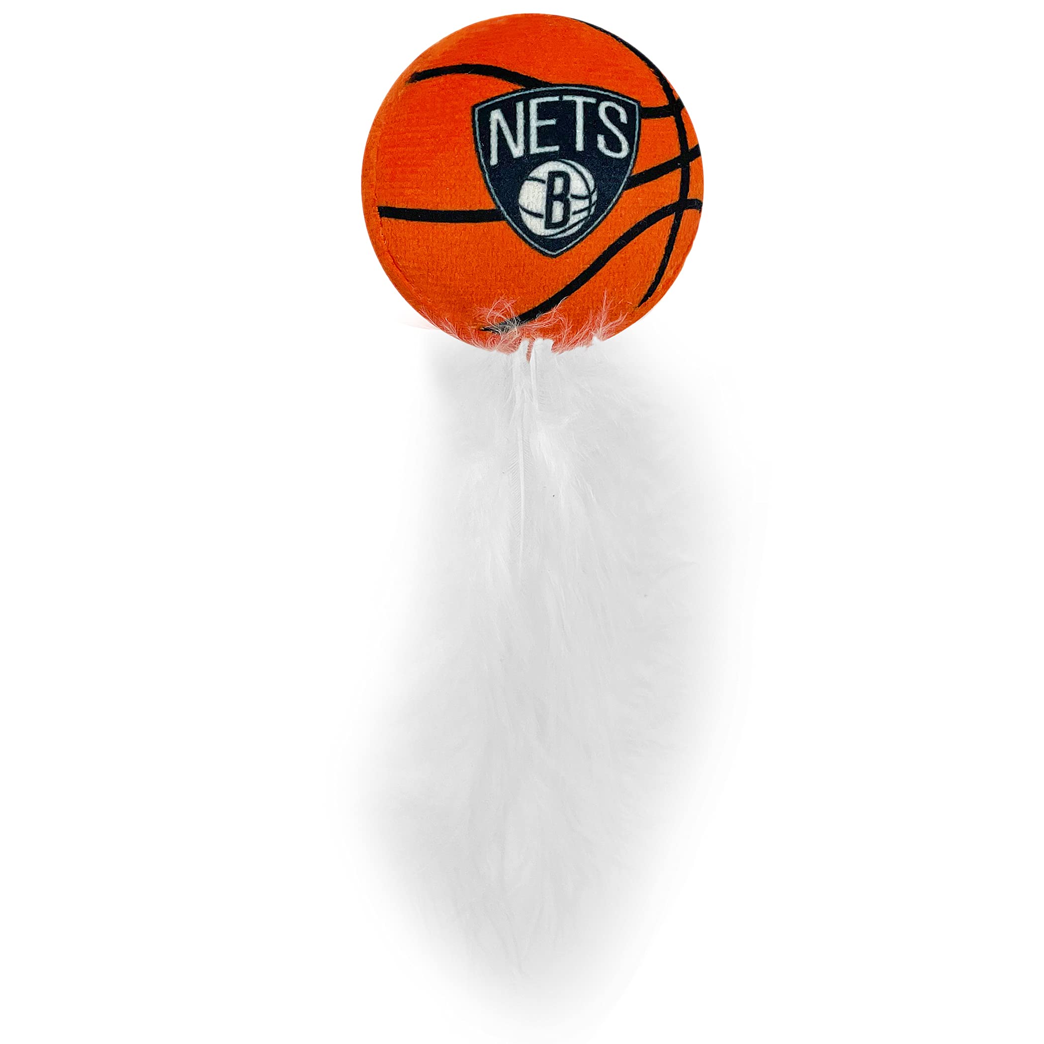 Foto 4 pulgar | Set De Juguetes Para Gatos Pets First Nba Brooklyn Nets De Peluche Con Hierba Gatera X3 - Venta Internacional.