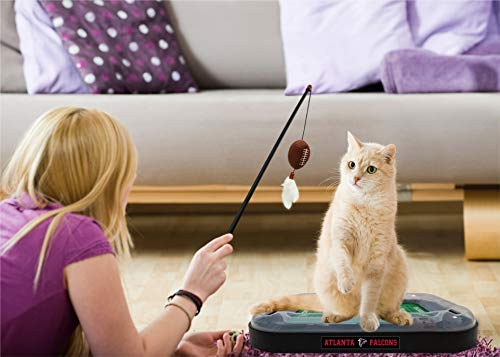 Foto 3 pulgar | Scratcher Toy Pets First Nfl Atlanta Falcons Football Fi - Venta Internacional.