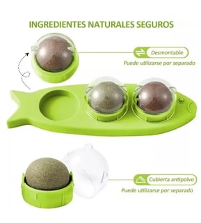 Foto 2 | Catnip Ball,juguetes Con Hierba Gatera Incluye 3 Sabores Diferentes: Catnip, Gall Fruite Y The Fruit Of Silvervine