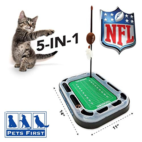Foto 4 pulgar | Cat Scratcher Toy Pets, Primer Balón De Fútbol De Los Indianapolis Colts De La Nfl - Venta Internacional.