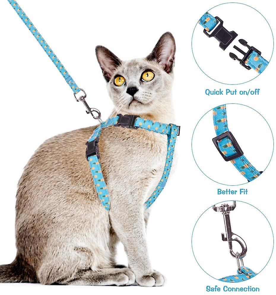 Foto 5 pulgar | Juego De Arneses Para Gatos Huoguo, Ajustable, A Prueba De Escape, Con Correa - Venta Internacional.