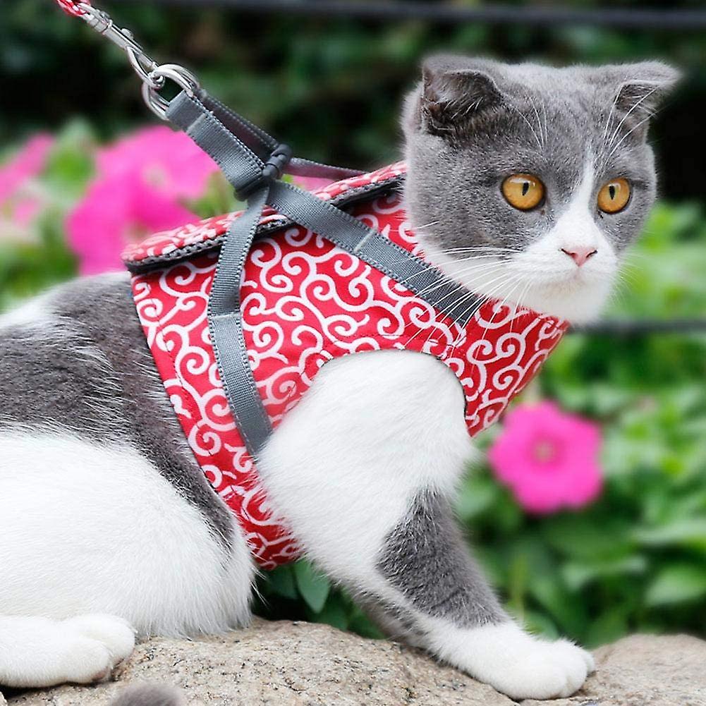 Foto 3 pulgar | Juego De Arneses Para Gatos Huoguo, A Prueba De Fugas, Acolchado Y Lino - Venta Internacional.