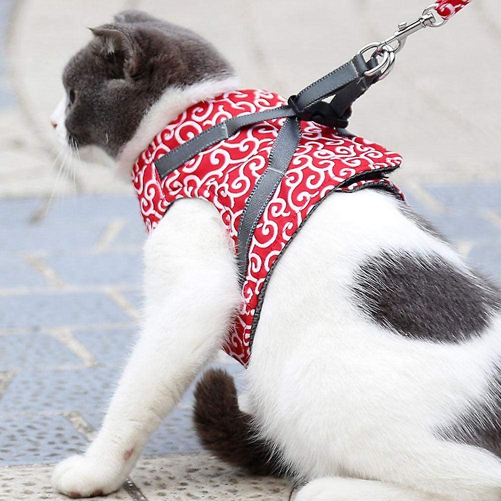 Foto 4 pulgar | Juego De Arneses Para Gatos Huoguo, A Prueba De Fugas, Acolchado Y Lino - Venta Internacional.