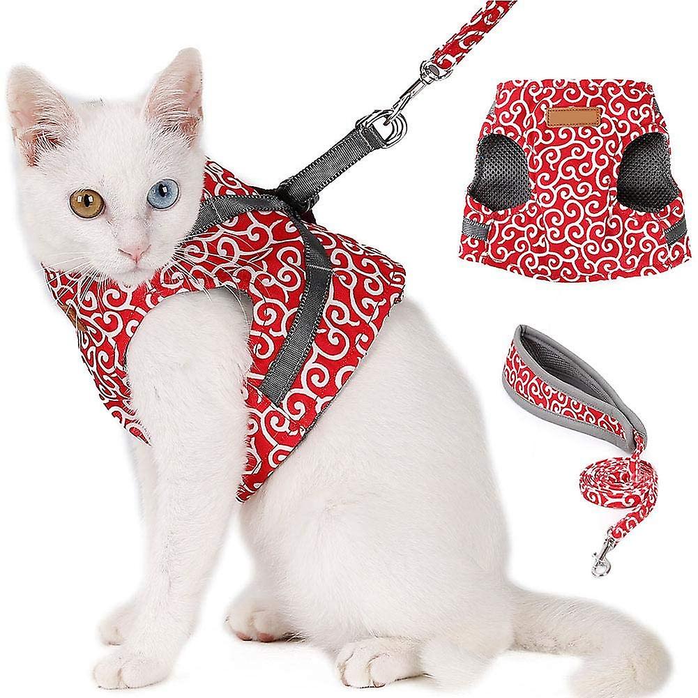 Foto 6 pulgar | Juego De Arneses Para Gatos Huoguo, A Prueba De Fugas, Acolchado Y Lino - Venta Internacional.