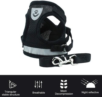 Foto 2 | Juego De Arneses Para Gatos Huoguo, Cómodo Y Ligero - Venta Internacional.