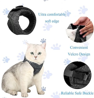 Foto 4 | Juego De Arneses Para Gatos Huoguo Escape Proof Con Correa Para Gatos - Venta Internacional.