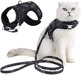 Foto 5 | Juego De Arneses Para Gatos Huoguo, Correa Suave Ajustable A Prueba De Fugas - Venta Internacional.
