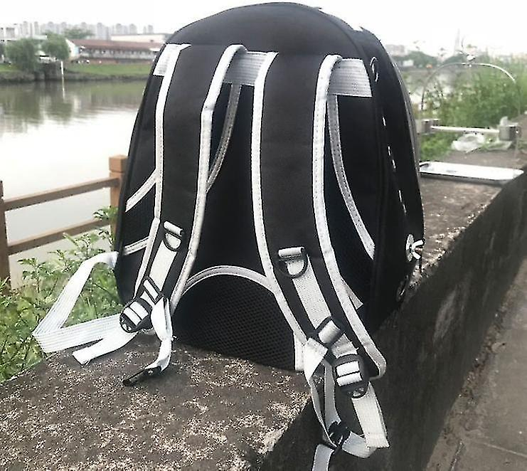 Foto 4 | Mochila Para Mascotas Bird Toy Parrot, Jaula De Viaje Al Aire Libre, Negra - Venta Internacional.