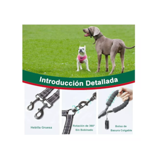 Foto 5 | Correa Lab.G Negra para Mascota