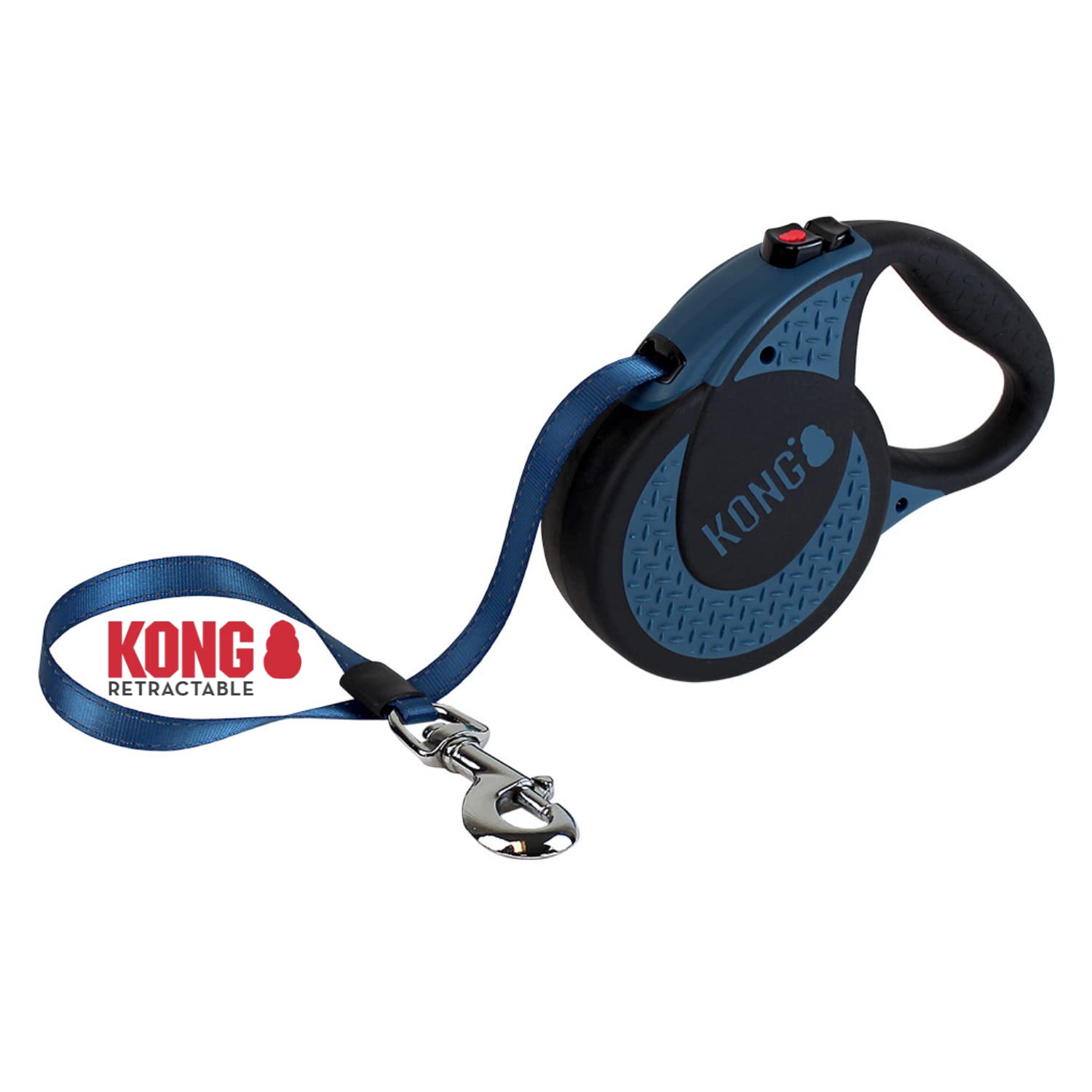 Correa Retráctil Para Perros Kong Ultimate Alcott Extra Grande Azul - Venta Internacional.