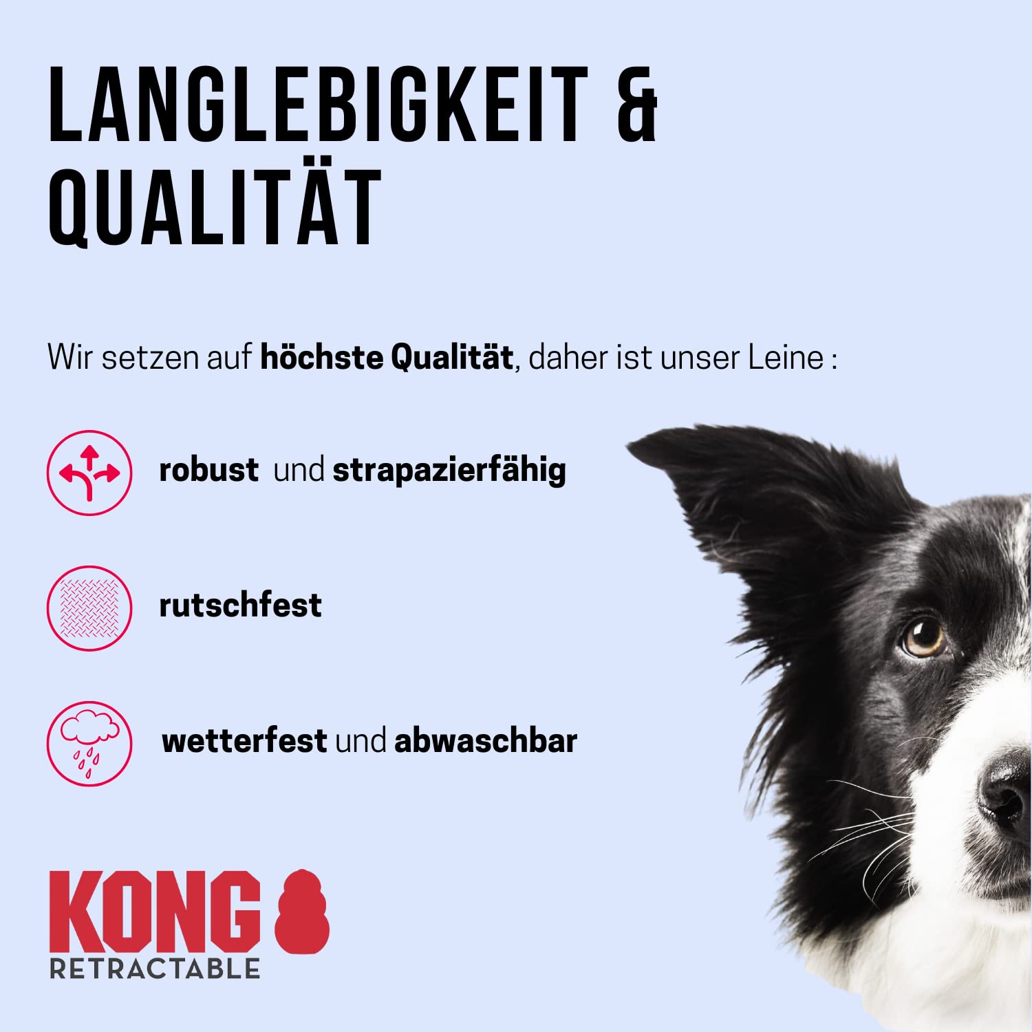 Foto 4 | Correa Retráctil Para Perros Kong Ultimate Alcott Extra Grande Azul - Venta Internacional.