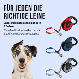 Foto 5 | Correa Retráctil Para Perros Kong Ultimate Alcott Extra Grande Azul - Venta Internacional.