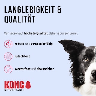Foto 4 | Correa Retráctil Para Perros Kong Alcott Ultimate, Extra Grande, Roja - Venta Internacional.