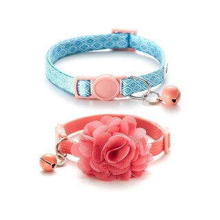 Foto 5 | Collares Para Gatitos Nourse Chowsing Con Forma De Flor Breakaway C, 2 Unidades - Venta Internacional.