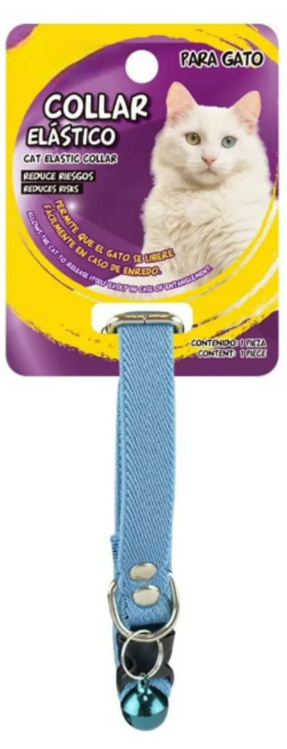 Foto 3 pulgar | Collar Xtellar Elástico Premium Con Cascabel Para Gato