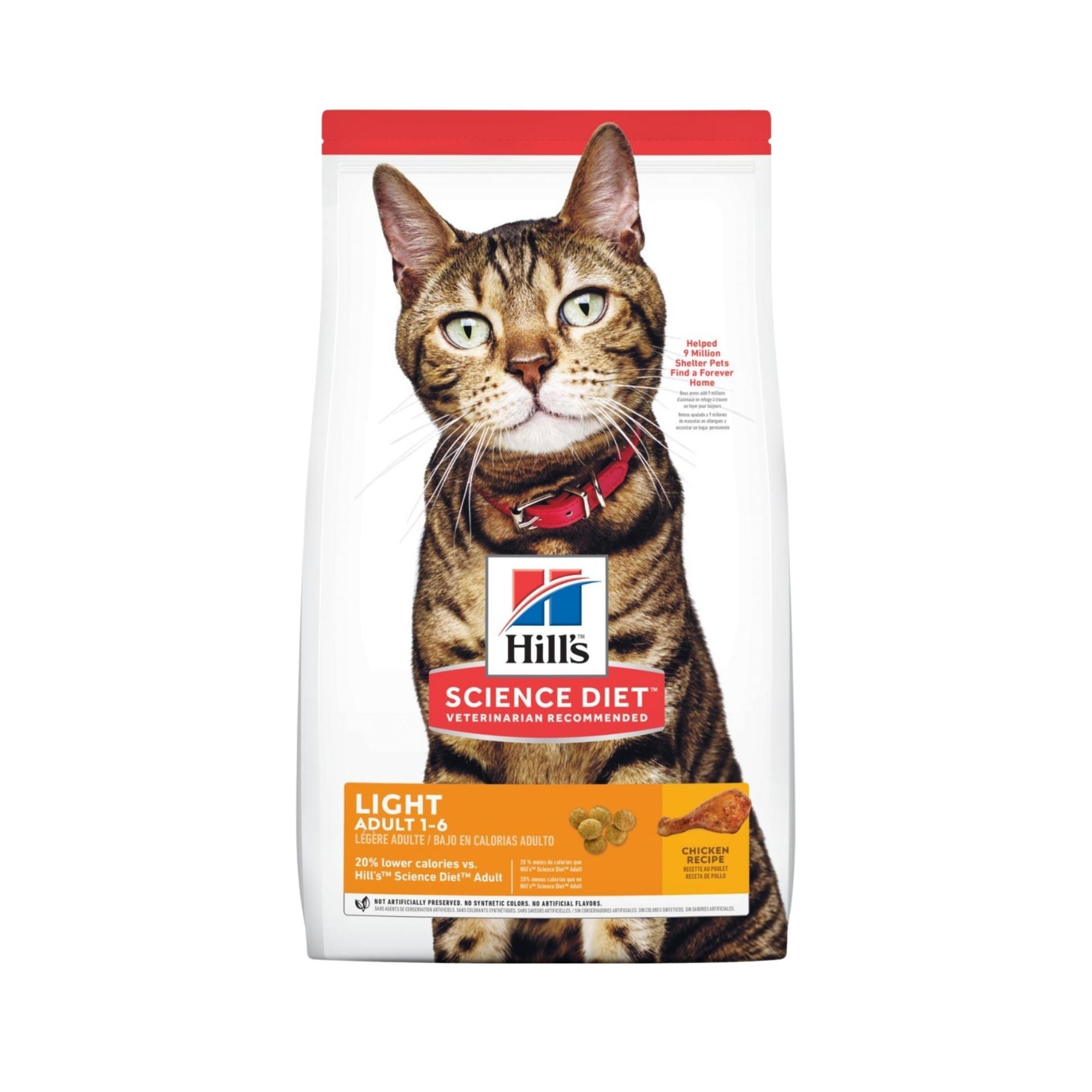 Foto 2 pulgar | Alimento para Gato Adult Original Light Hill's Science Diet 7.3 Kg