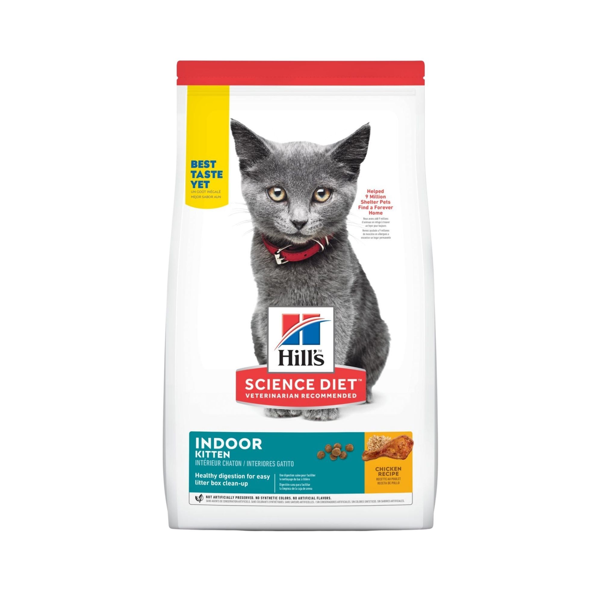 Foto 2 pulgar | Alimento para Gato Kitten Indoor Dry Hill's Science Diet 3.2 Kg