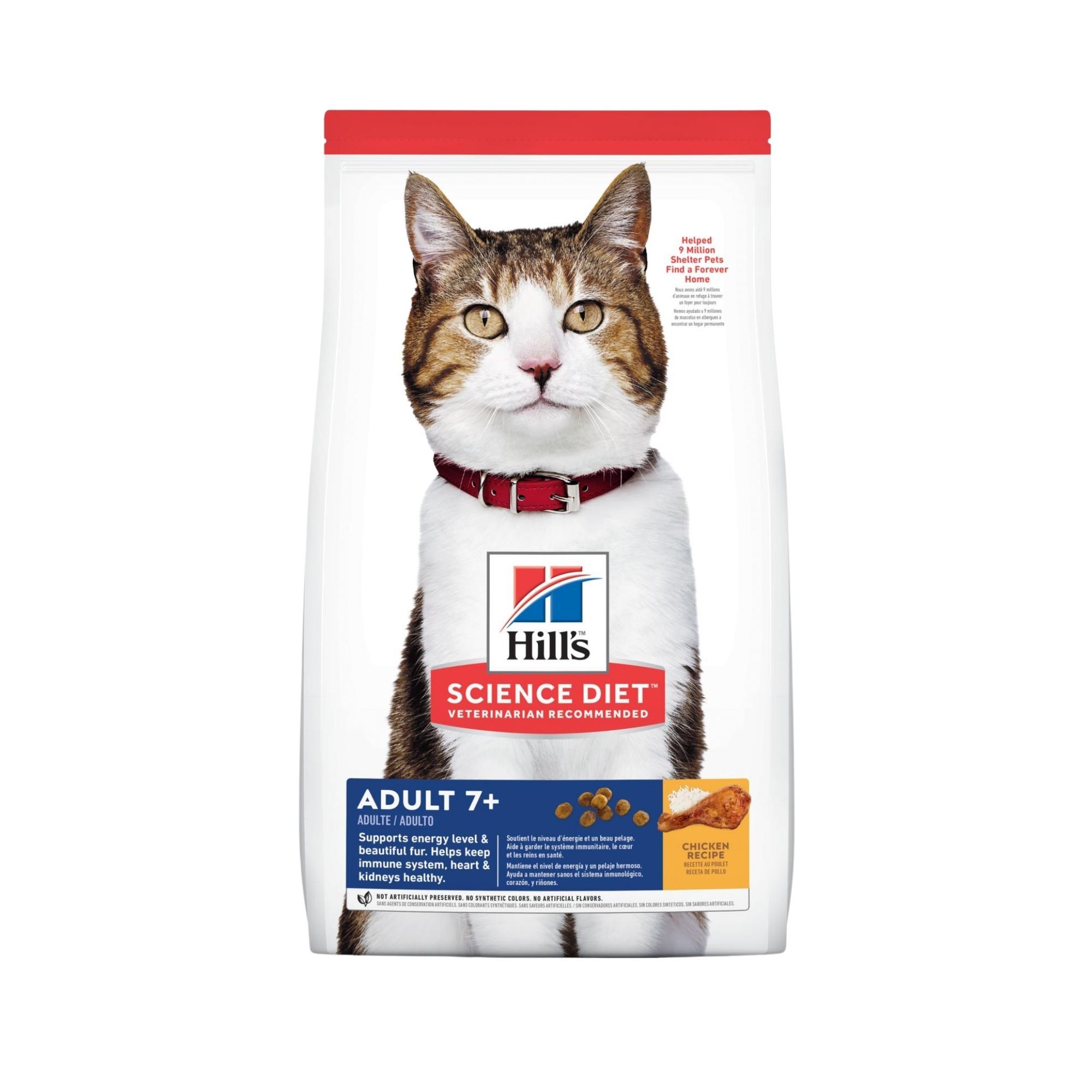 Foto 2 pulgar | Alimento para Gato Adult + Original Dry Hill's Science Diet 7.3 Kg