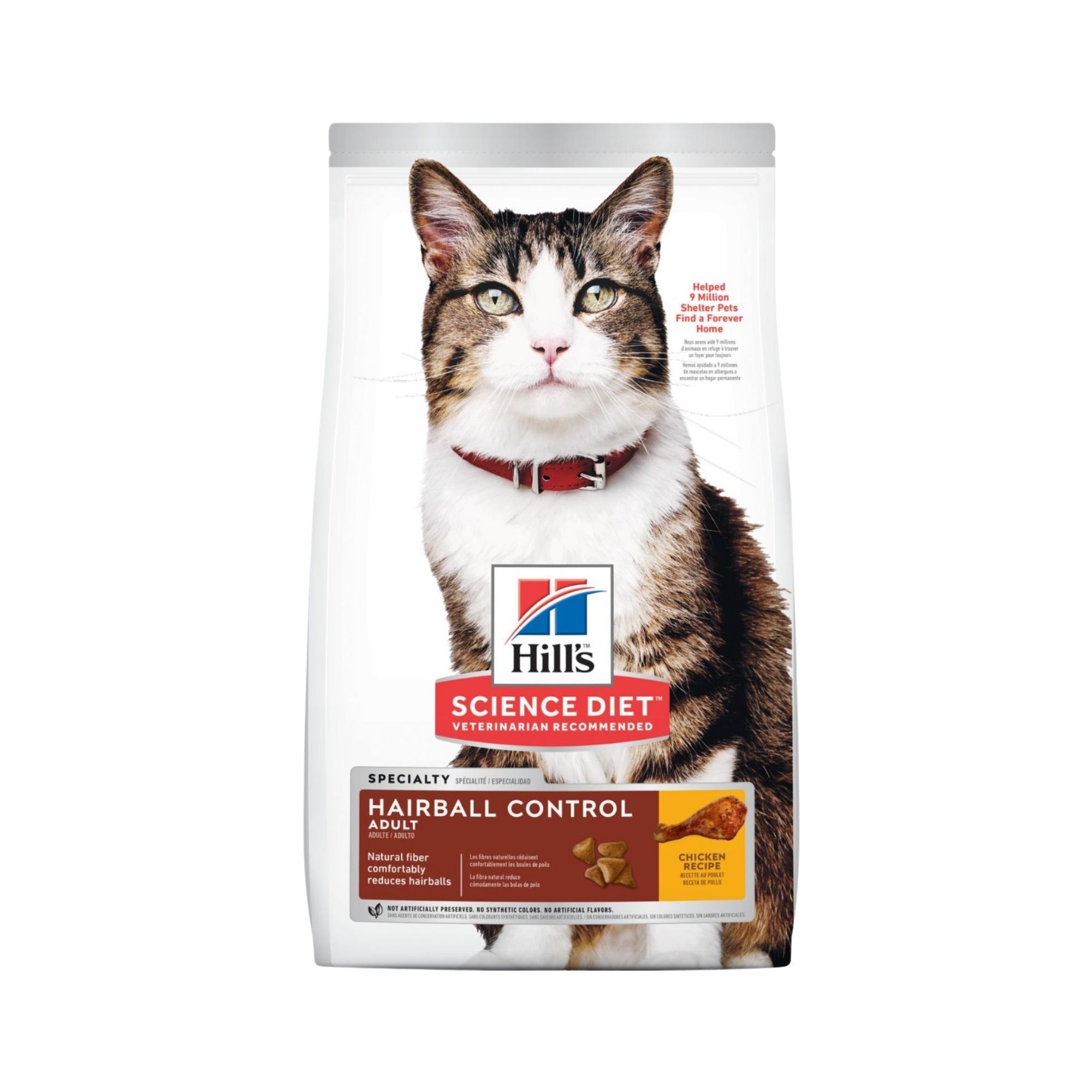 Foto 2 pulgar | Alimento para Gato Adult Hairball Control Hill's Science Diet 1.6 Kg