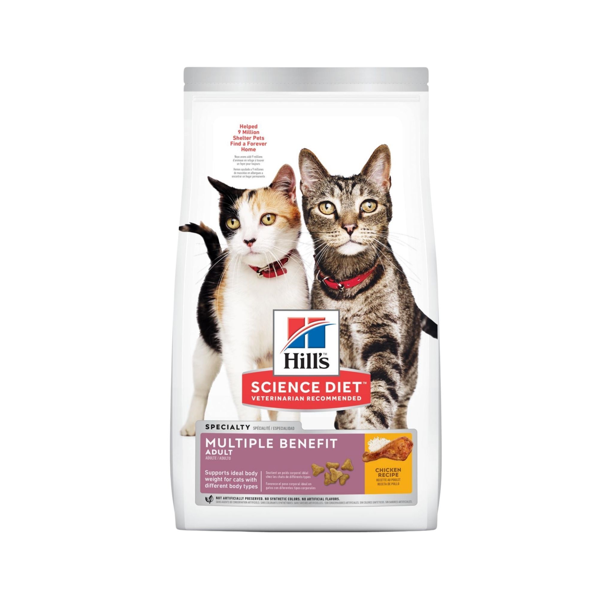 Foto 2 pulgar | Alimento para Gato Adult Multi Benefit Hill's Science Diet 3.2 Kg
