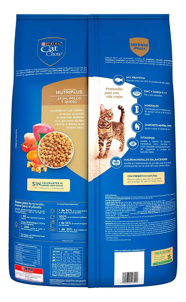 Foto 5 pulgar | Alimento Cat Chow Purina de 9 Kg para Gatos