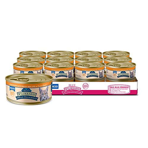 Alimento Para Gatos Blue Buffalo Wilderness Wild Delights 24x156g - Venta Internacional.