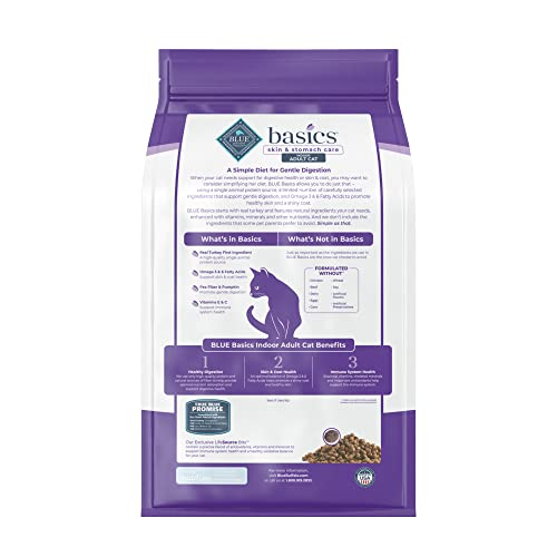 Foto 2 pulgar | Comida Para Gatos Blue Buffalo Basics Para El Cuidado De La Piel Y El Estómago, 2,27 Kg - Venta Internacional.