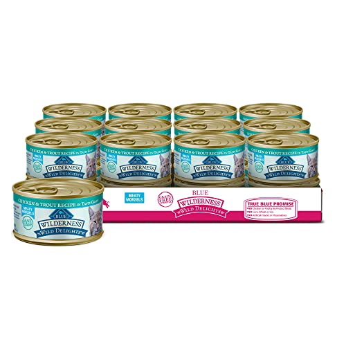 Comida Húmeda Para Gatos Blue Buffalo Wilderness Wild Delights, 85 G (paquete) - Venta Internacional.