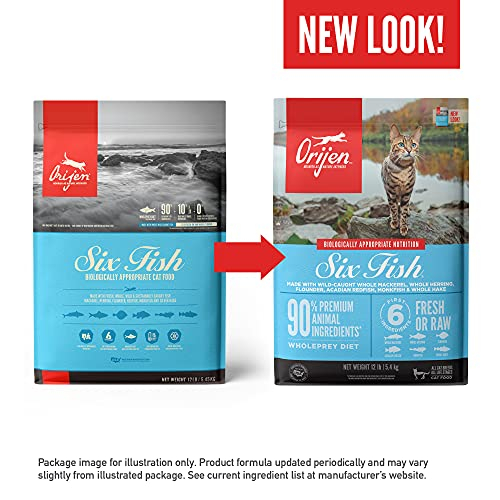 Foto 3 | Alimento Seco Para Gatos Orijen Six Fish, Sin Cereales, 5,4 Kg, Alto Contenido De Proteínas - Venta Internacional.