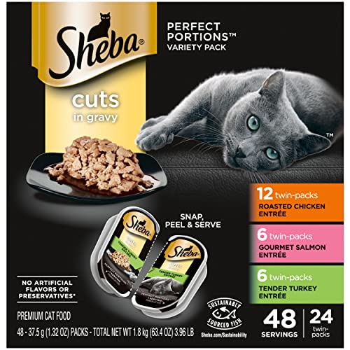 Foto 2 pulgar | Paquete Variado De Comida Húmeda Para Gatos Con Cortes En Sa - Venta Internacional.