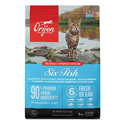 Foto 2 pulgar | Alimento Seco Para Gatos Orijen Six Fish, Sin Cereales, 1,8 Kg, Alto Contenido De Proteínas - Venta Internacional.