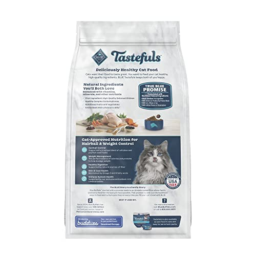 Foto 3 pulgar | Comida Para Gatos Blue Buffalo Tastefuls Weight & Hairball Control 3. - Venta Internacional.