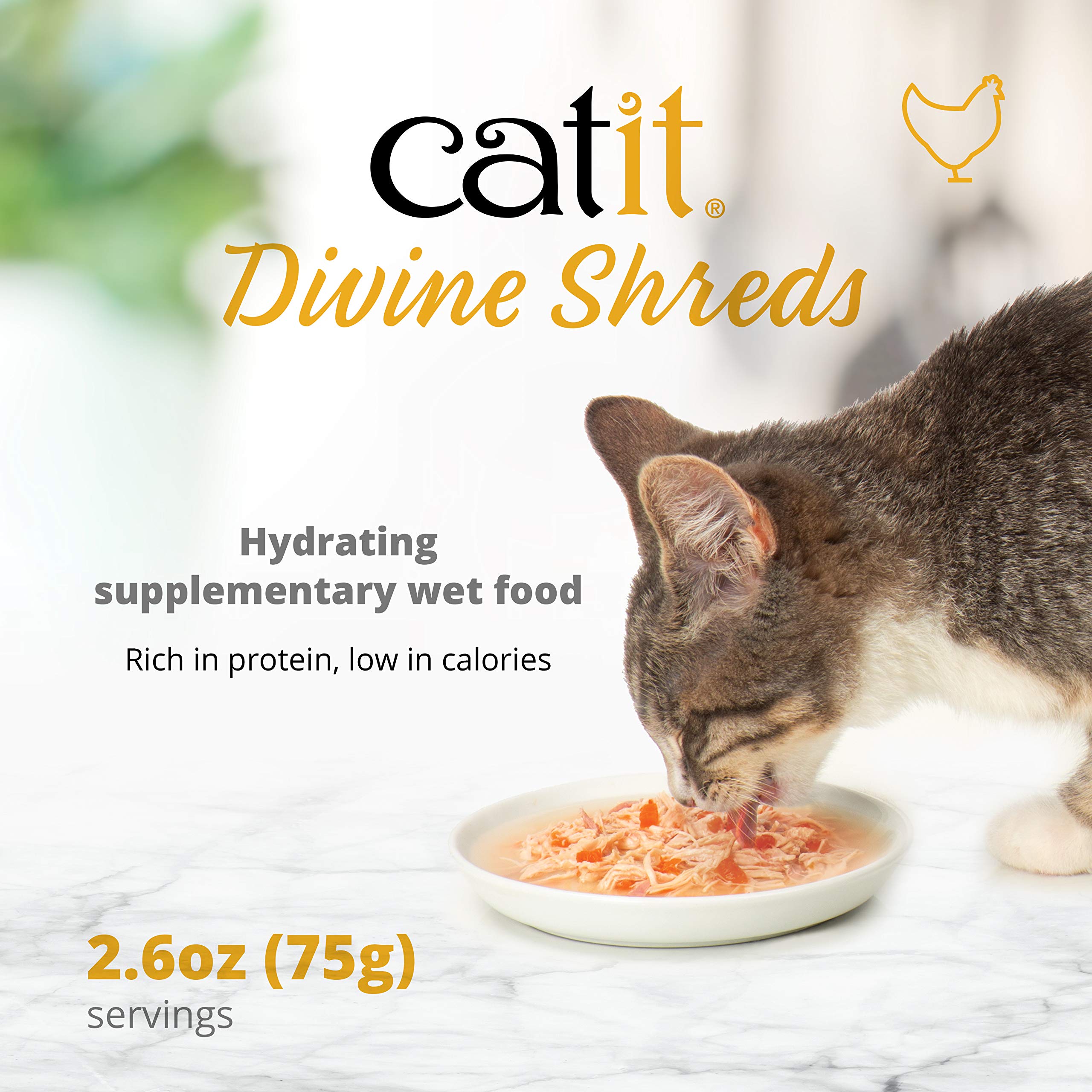 Foto 5 pulgar | Alimento Para Gatos Catit Divine Desmenuza Pollo Con Salmón Y Calabaza - Venta Internacional.