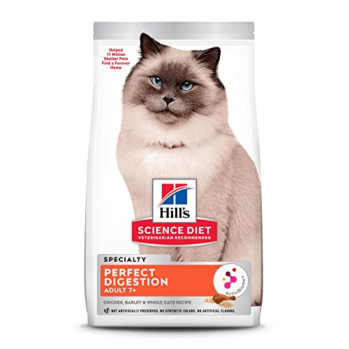 Comida Para Gatos Hill's Science Diet Para Adultos Mayores De 7 Años, Con Digestión Perfecta - Venta Internacional.