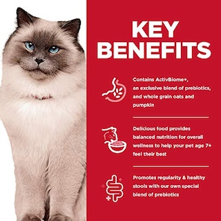 Foto 4 | Comida Para Gatos Hill's Science Diet Para Adultos Mayores De 7 Años, Con Digestión Perfecta - Venta Internacional.