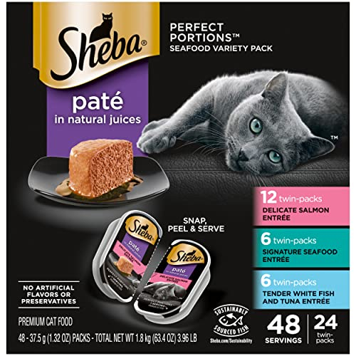 Foto 2 pulgar | Paquete Variado De Patés De Comida Húmeda Para Gatos Sheba,  - Venta Internacional.