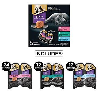 Foto 2 | Paquete Variado De Patés De Comida Húmeda Para Gatos Sheba, - Venta Internacional.