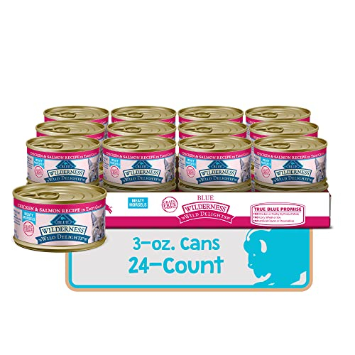 Foto 2 | Comida Húmeda Para Gatos Blue Buffalo Wilderness Wild Delights, 3 Oz X 24 - Venta Internacional.